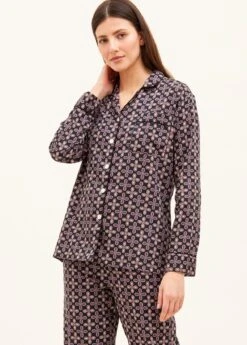 Limelight Pyjamas -Fashion Pajama Shop black printed cotton pyjamas l