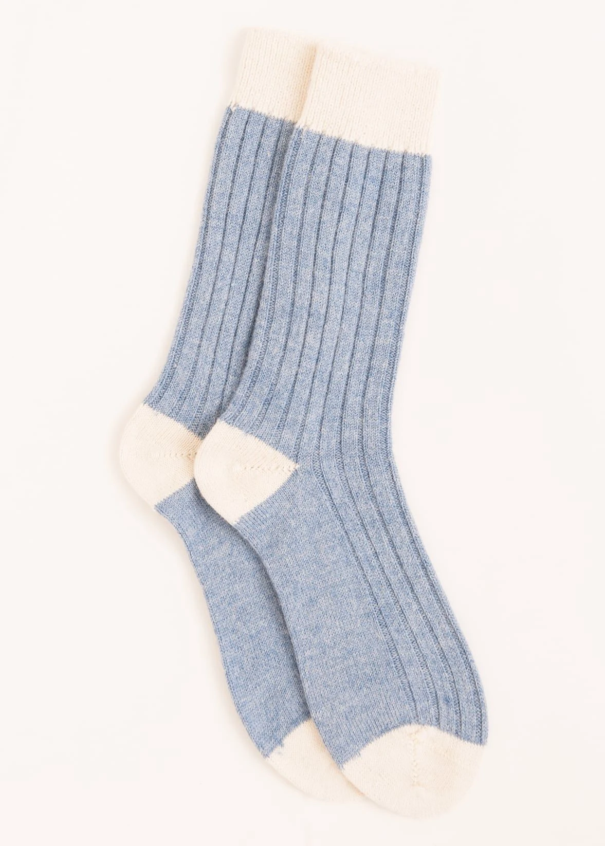 Men's Alpaca Bed Socks - Blue 4 Men's Alpaca Bed Socks - Blue - Image 2