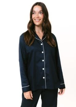 Midnight Moon Pyjamas -Fashion Pajama Shop blue cotton pyjamas mm