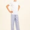 Boys Toys PJ Bottoms (7-14yrs) -Fashion Pajama Shop blue stripe boys bottoms bt