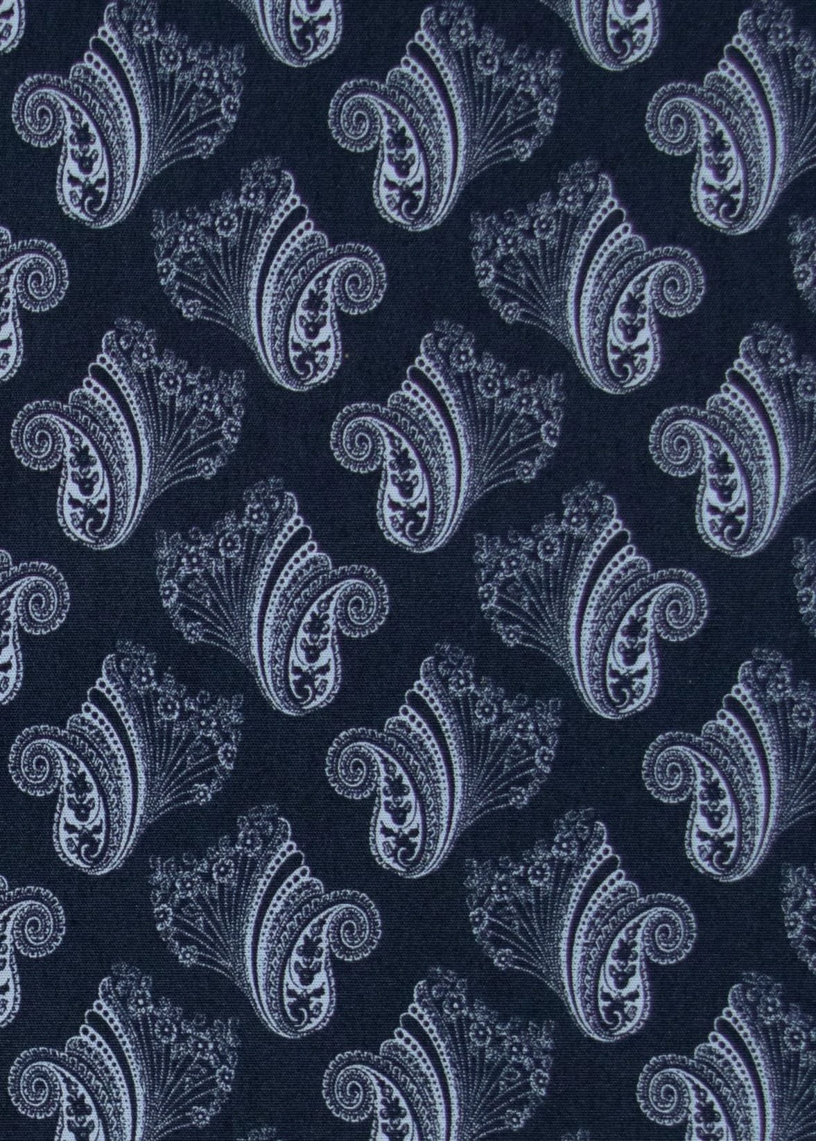 Botany Blue Paisley Pyjamas 8 Botany Blue Paisley Pyjamas - Image 6