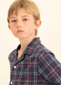 Tobermory Check Wool Pyjamas (2-10yrs) -Fashion Pajama Shop boys british made pyjamas tc