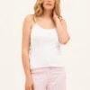 Alvie Pink Stripe Pyjama Bottoms -Fashion Pajama Shop british made pink pjs ap