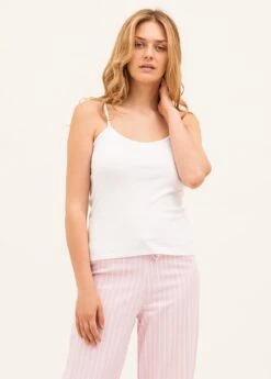 Alvie Pink Stripe Pyjama Bottoms