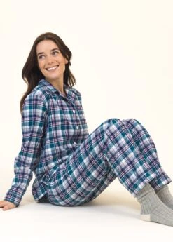 Seaton Check Pyjamas -Fashion Pajama Shop british made pyjamas sc2