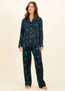 Paradise Silk Pyjamas -Fashion Pajama Shop british made silk pyjamas ps