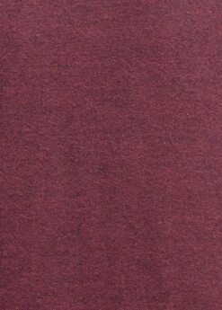 Burgundy Plain Wool Blend Pyjamas -Fashion Pajama Shop burgundy plain
