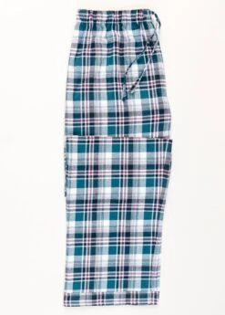 Seaton Check Pyjama Trousers (7-14yrs) -Fashion Pajama Shop childrens brushed cotton pyjama bottoms ss 1