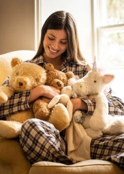 Hambledon Check Wool Blend Pyjamas -Fashion Pajama Shop cosy pjs hc