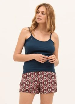 Flower Power Shorts -Fashion Pajama Shop cotton lawn sleep shorts fp