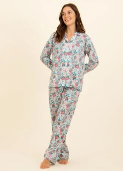 Aurora Pyjamas -Fashion Pajama Shop cotton print pyjamas a