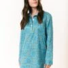 Rhapsody Nightshirt -Fashion Pajama Shop designer print blue nightshirt r