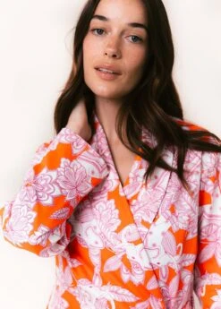 Elephant Parade Dressing Gown -Fashion Pajama Shop elephant cotton dressing gown ep