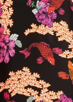 Fancy Fish Silk Pyjama Bottoms -Fashion Pajama Shop fancy fish