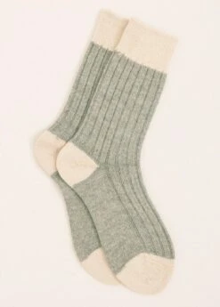 Alpaca Bed Socks - Dyed Shades -Fashion Pajama Shop finest uk made alpaca bed socks 3