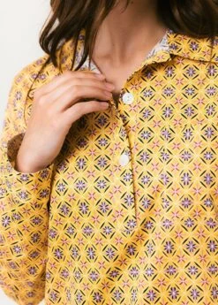 Halcyon Days Nightshirt -Fashion Pajama Shop geometric print womens nightshirt hd