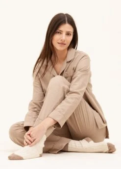 Shortbread Cashmere Blend Pyjamas -Fashion Pajama Shop hygge pyjamas sb