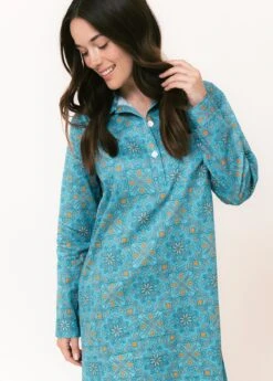 Rhapsody Nightshirt -Fashion Pajama Shop lightweight cotton nightwear r