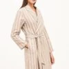 Hazy Days Linen Dressing Gown -Fashion Pajama Shop linen dressing gown 1
