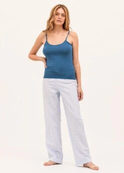 Maree Stripe Linen/Cotton Blend PJ Trousers