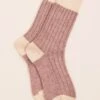 Alpaca Bed Socks - Dyed Shades -Fashion Pajama Shop luxury alpaca bed socks 1 2
