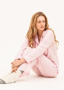 Pink Cashmere Luxury Pyjamas -Fashion Pajama Shop luxury cashmere pyjamas pc