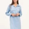 Blue Cashmere Luxury Nightshirt -Fashion Pajama Shop luxury nightshirt