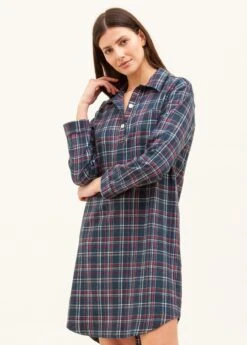 Tobermory Check Wool Blend Nightshirt