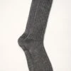 Men's Alpaca Bed Socks - Natural Grey 2 Men's Alpaca Bed Socks - Natural Grey -Fashion Pajama Shop mens alpaca bed socks 1