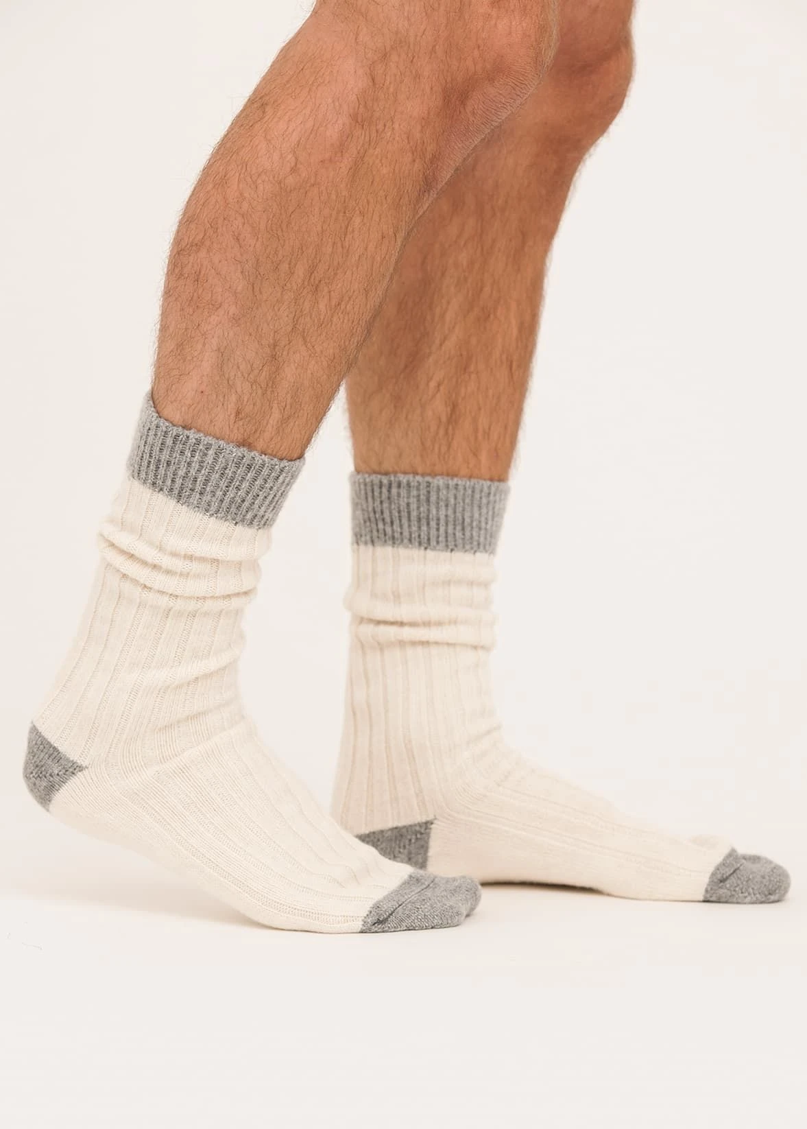 Men's Alpaca Bed Socks - Undyed Shades 7 Men's Alpaca Bed Socks - Undyed Shades - Image 5
