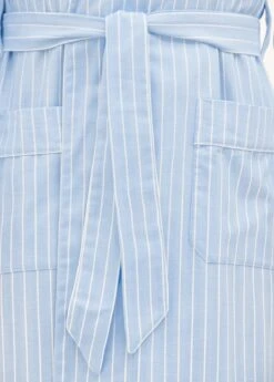 Alvie (Blue) Dressing Gown -Fashion Pajama Shop mens blue brushed cotton dressing gown ab