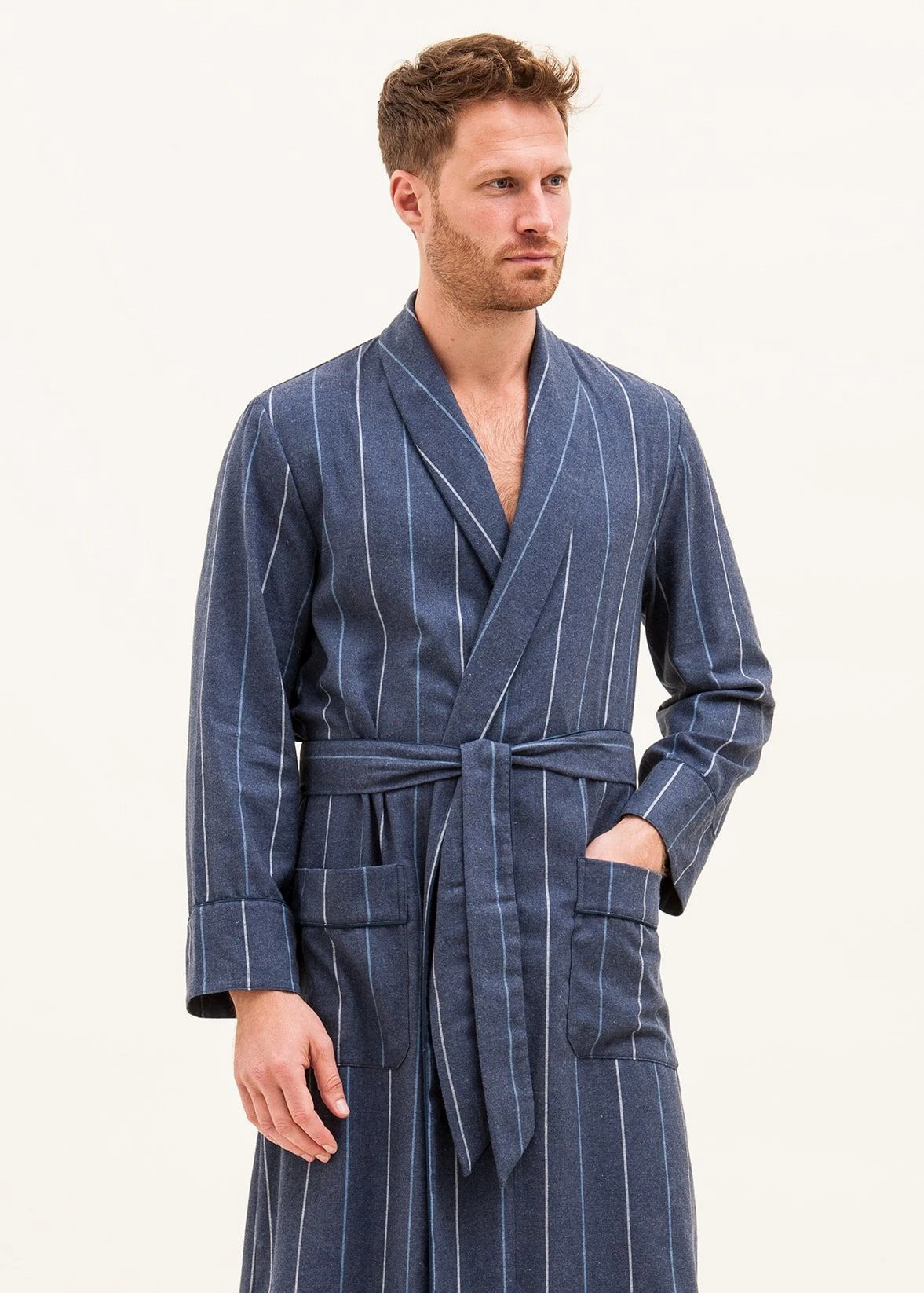Arundel Stripe Dressing Gown 3 Arundel Stripe Dressing Gown