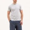 Arundel Stripe Shorts -Fashion Pajama Shop mens brushed cotton pyjama shorts as