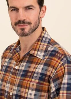 Findhorn Organic Check Pyjamas 10 Findhorn Organic Check Pyjamas -Fashion Pajama Shop mens check organic pyjamas fc2