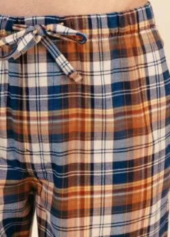 Findhorn Organic Check Pyjamas 11 Findhorn Organic Check Pyjamas -Fashion Pajama Shop mens check pyjama shorts fo 2