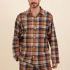 Findhorn Organic Check Pyjamas -Fashion Pajama Shop mens check pyjamas fc2