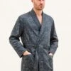 Midnight Garden Dressing Gown -Fashion Pajama Shop mens designer dressing gown mg