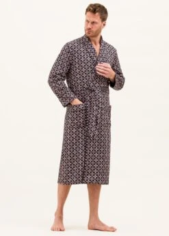 Fashion Pajama Shop -Fashion Pajama Shop mens designer print dressing gown l