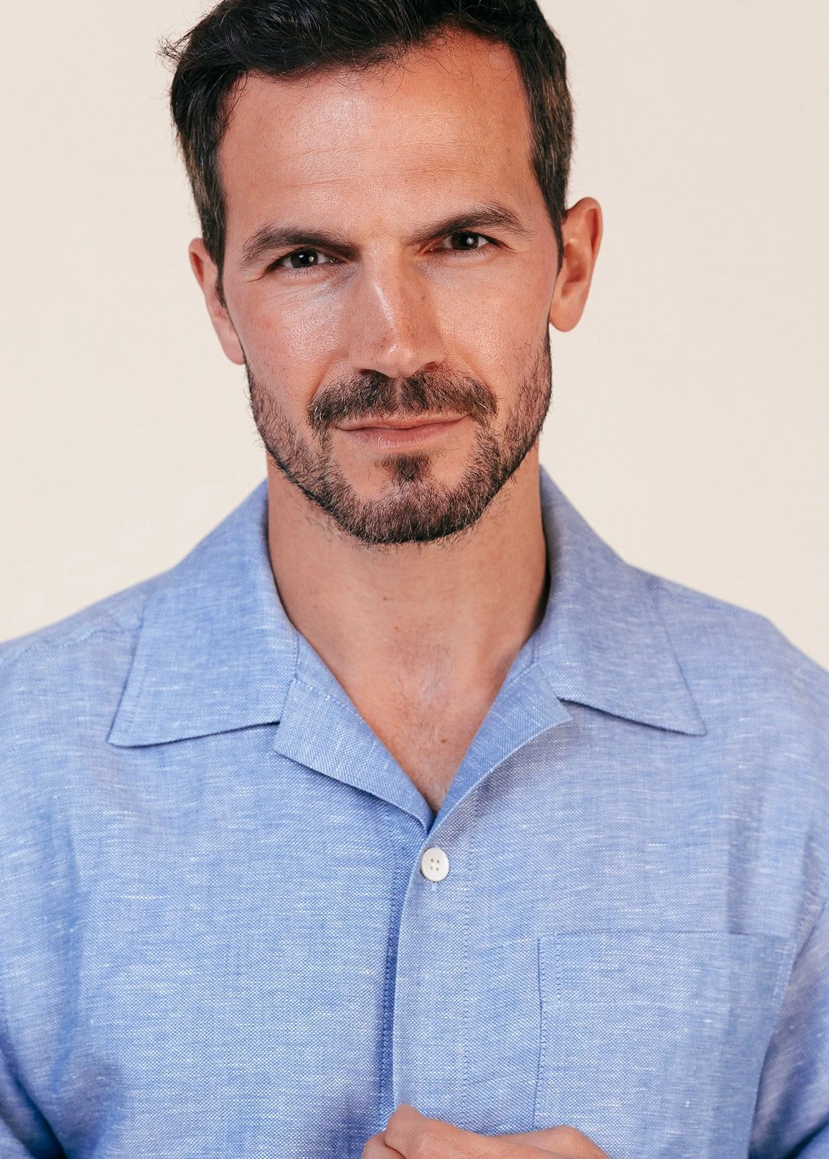 Brighton Blue Linen Pyjamas 4 Brighton Blue Linen Pyjamas - Image 2