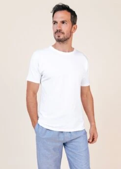 Brighton Blue Linen PJ Trousers