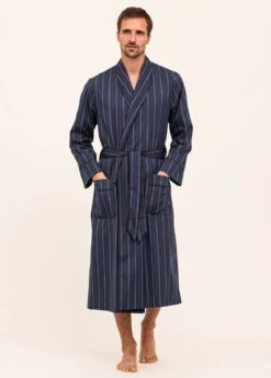 Fashion Pajama Shop -Fashion Pajama Shop mens luxury cotton dressing gown