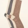 Men's Alpaca Bed Socks - Undyed Shades -Fashion Pajama Shop mens natural alpaca bed socks b2