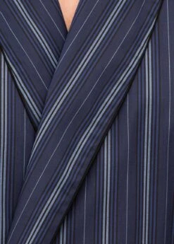 Fleet Street Dressing Gown -Fashion Pajama Shop mens piped dressing gown