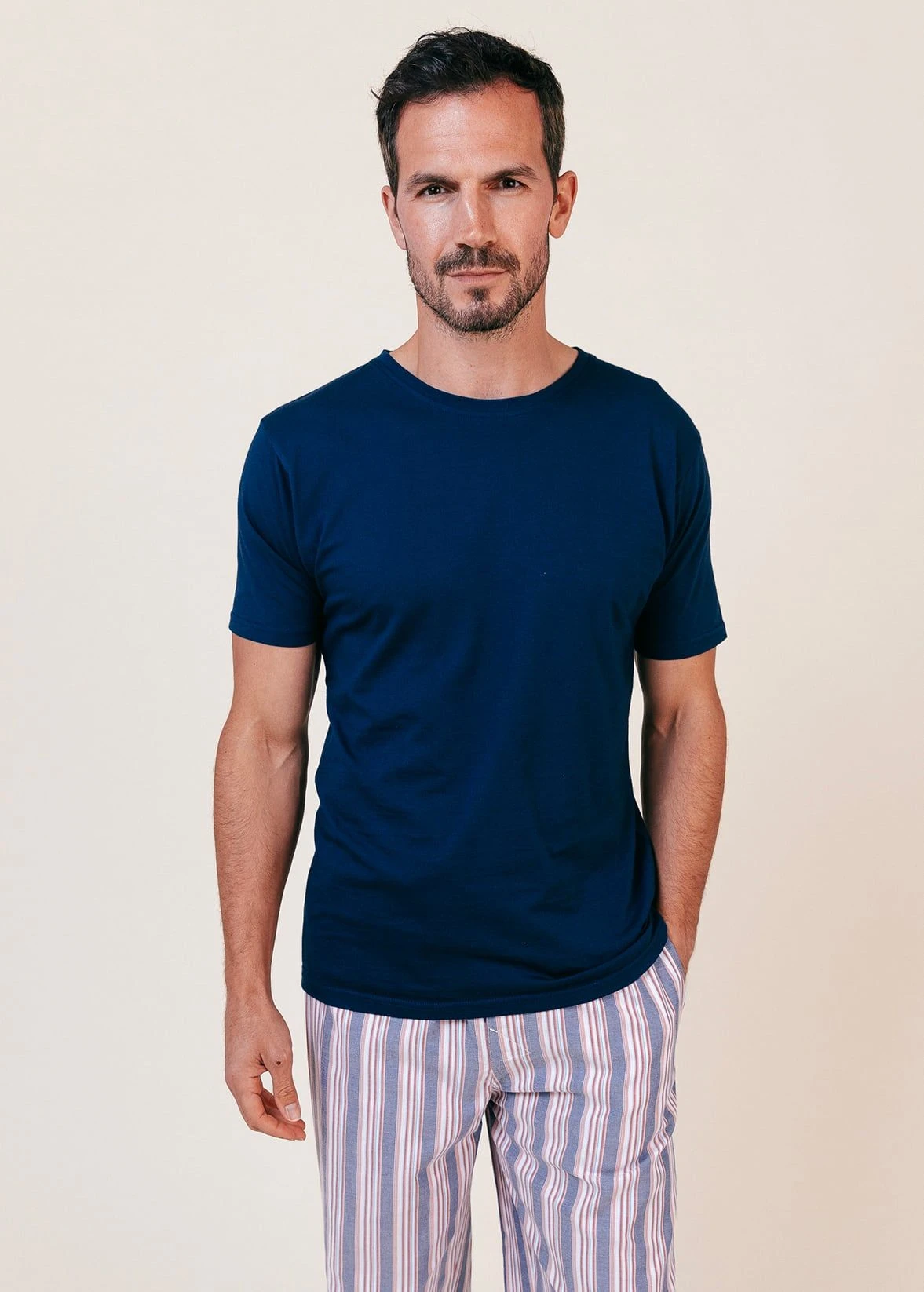 Southsea Stripe Tencel PJ Trousers 4 Southsea Stripe Tencel PJ Trousers - Image 2