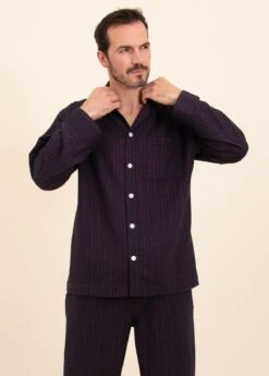 Ventnor Stripe Pyjamas 10 Ventnor Stripe Pyjamas -Fashion Pajama Shop mens warm pyjamas vs2