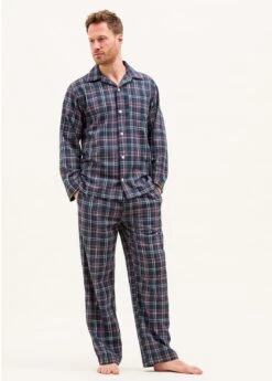 Tobermory Check Wool Blend Pyjamas