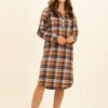 Findhorn Organic Check Nightshirt