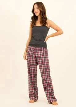 Raspberry Ripple Organic Pyjama Trousers
