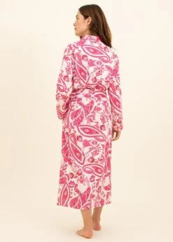 Fantasia Dressing Gown -Fashion Pajama Shop paisley dressing gown f2