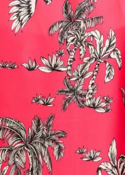 Palms & Parrots Silk Pyjama Bottoms -Fashion Pajama Shop palms parrots